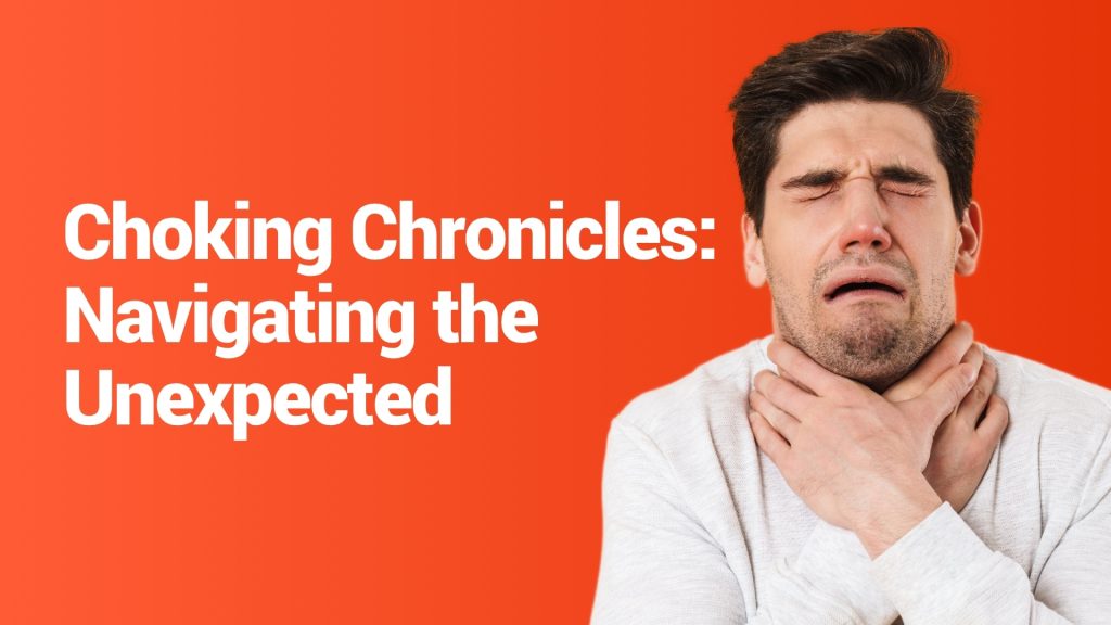 A blog cover contains a man with a universal choking sign.