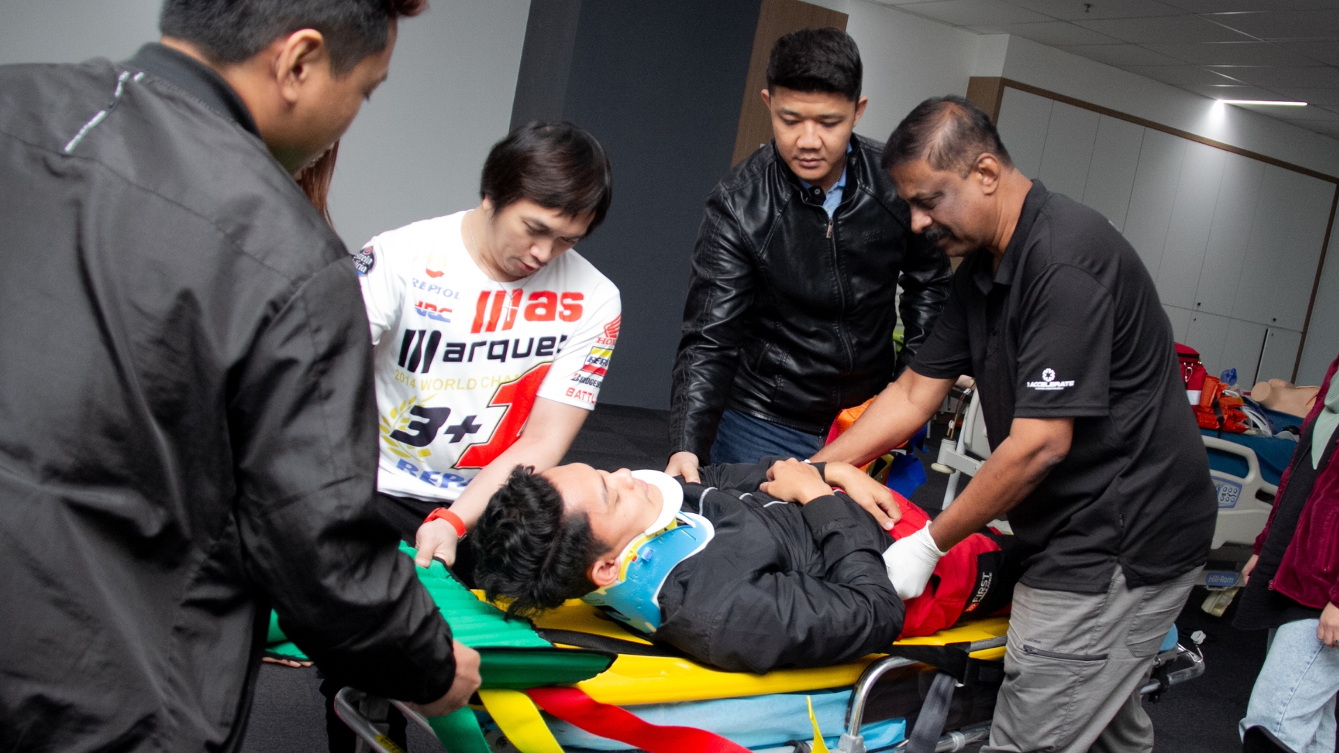 PHTLS participants in an on-going class, taught by 1 Accelerate trainers.